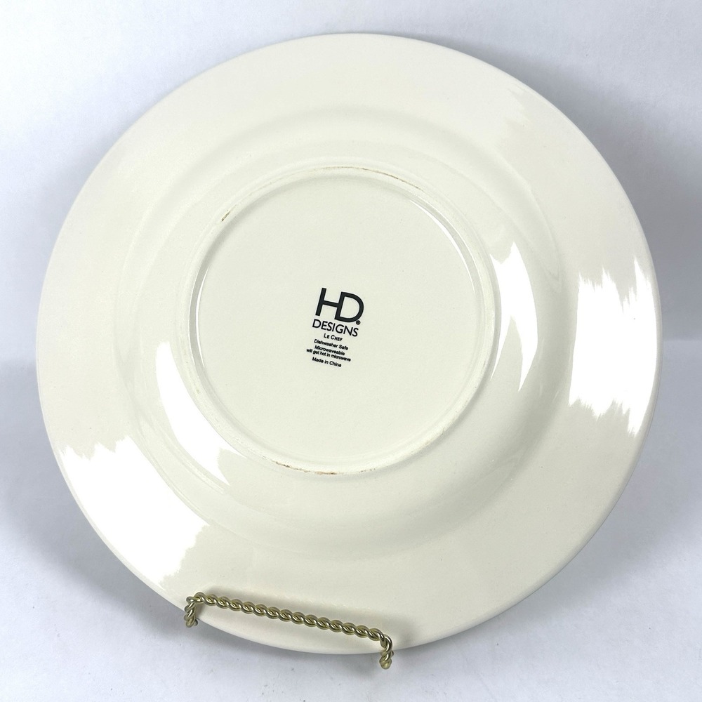 HD designs Le Chef 11" Dinner Plate Vintage Replacement 4 Available - Picture 2 of 6